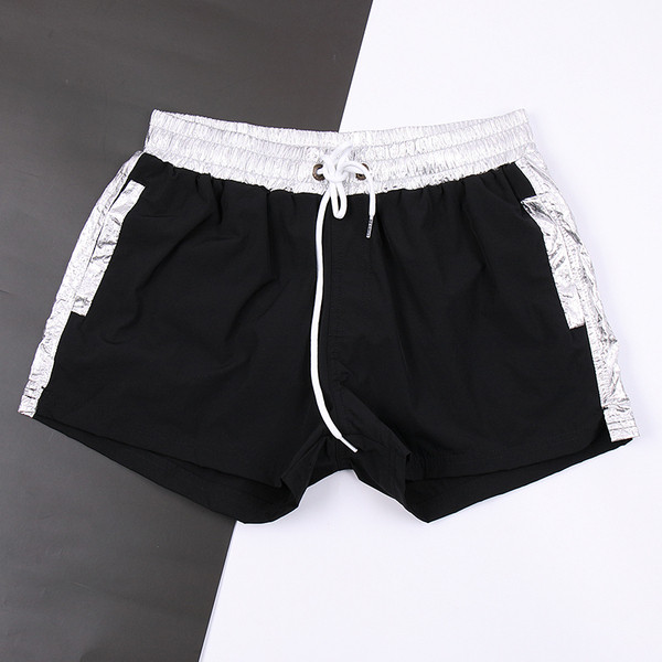 Férfi úszónadrág fűzős, fényes hatású