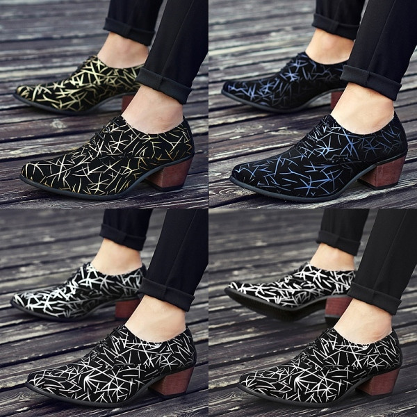 Férfi formális cipő hegyes modell fűzős