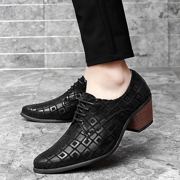 Formalūs vyriški batai su dirbtinės odos raišteliais