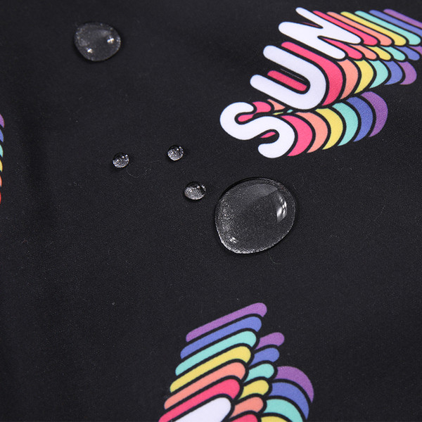 Férfi strandnadrág fekete derékkötővel