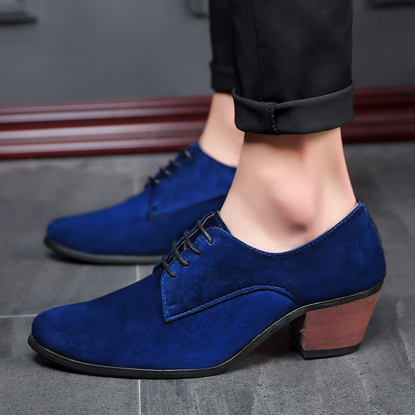 Öko bőrből készült férfi formális cipő fűzős három színben