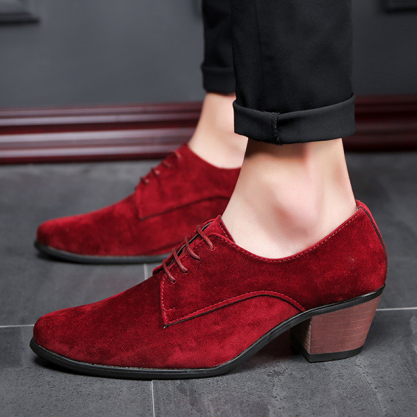 Öko bőrből készült férfi formális cipő fűzős három színben