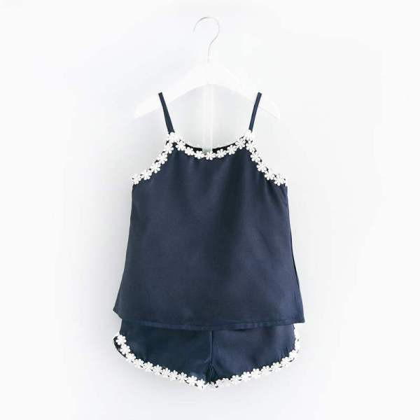 Set copii pentru fete din două piese și pantaloni scurți