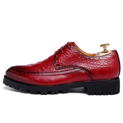 Επίσημα παπούτσια έκο δερμάτινα με κορδόνια