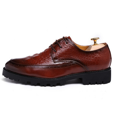 Επίσημα παπούτσια έκο δερμάτινα με κορδόνια