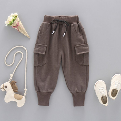 Pantaloni sport copii pentru baieti cu buzunare