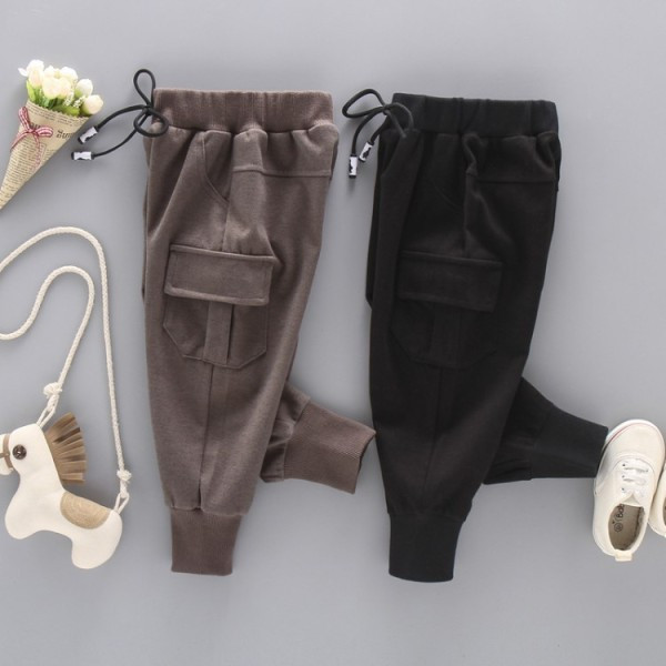 Pantaloni sport copii pentru baieti cu buzunare