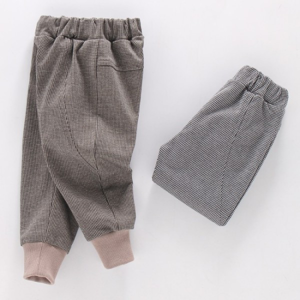 Uus elastse vöökohaga sportlaste lastepükste mudel poistele