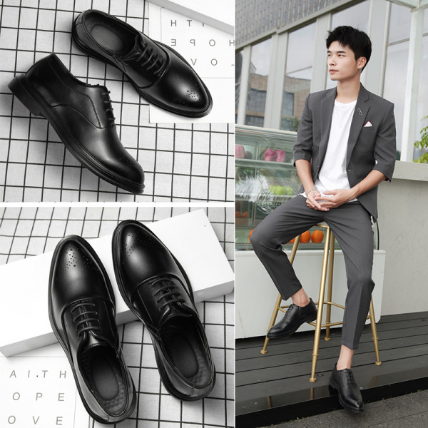 Férfi formális fűzős cipő - hegyes modell