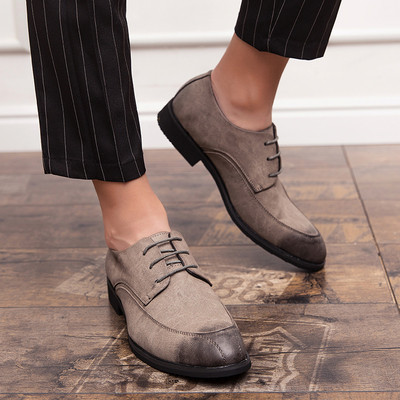 Férfi formális bőrcipő fűzővel