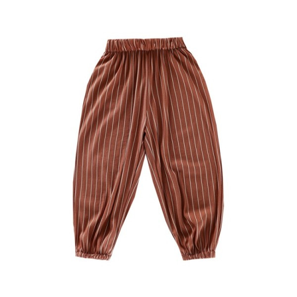 Lezser csíkos gyereknadrág fiúknak zsebekkel