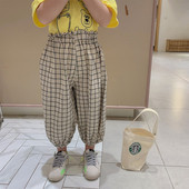 Παιδικό καρό παντελόνι για αγόρια