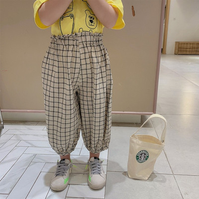 Παιδικό καρό παντελόνι για αγόρια