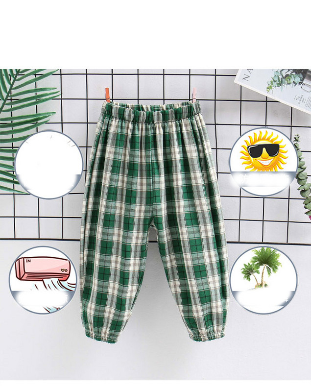 Modern, kockás gyereknadrág fiúknak és lányoknak egyaránt