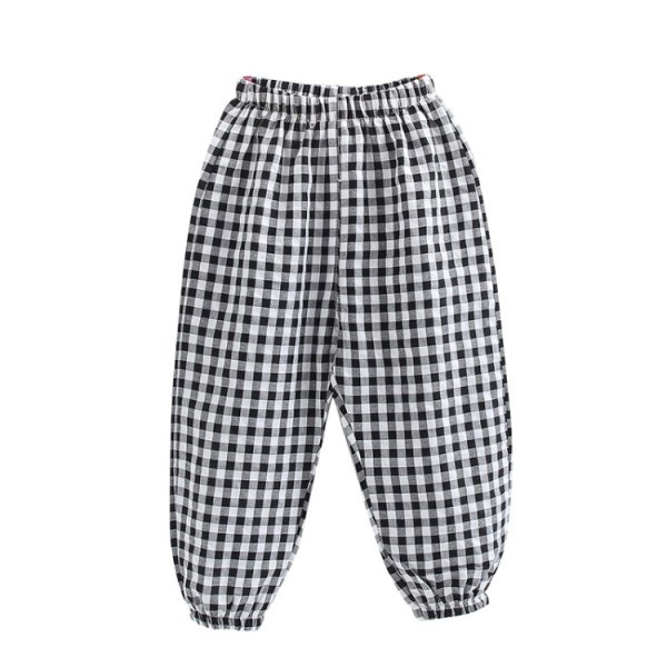 Gyermek kockás nadrág új modellje tavaszra és nyárra