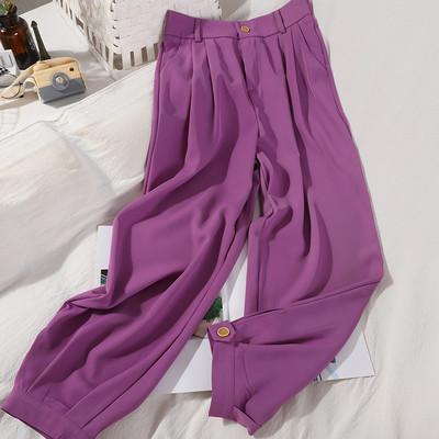 Nyári női nadrág elasztikus derékkal