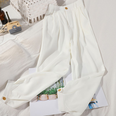 Nyári női nadrág elasztikus derékkal