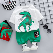 Új modell gyerek szett kétrészes rátéttel + rövidnadrág