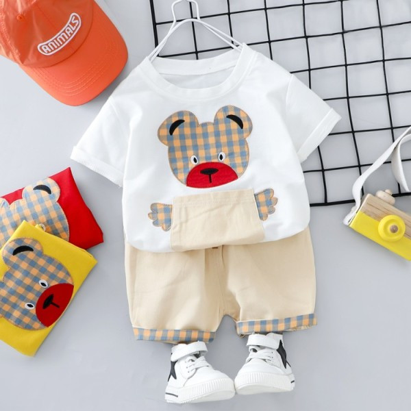 Napi gyerek szett fiú rövidnadrághoz + blúzhoz