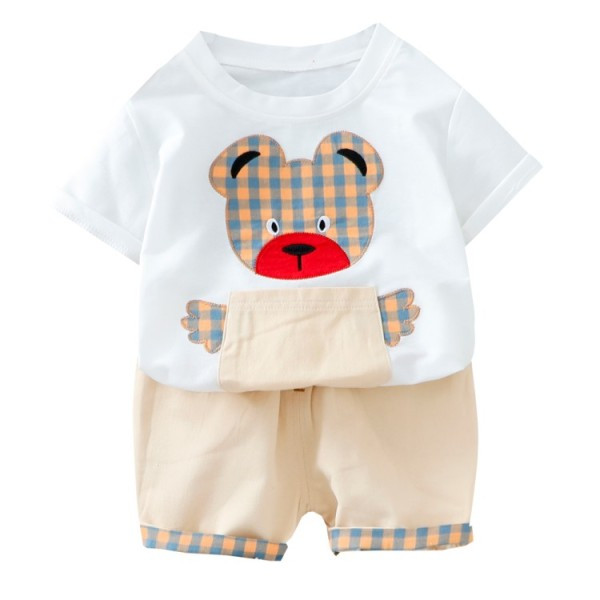 Napi gyerek szett fiú rövidnadrághoz + blúzhoz