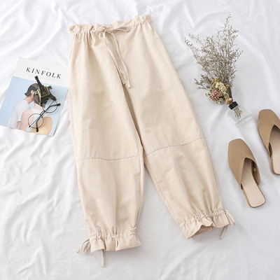 Pantaloni casual dama cu cravate