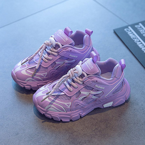 Alkalmi gyerek tornacipő fűzővel és durva talppal, alkalmas fiúknak és lányoknak