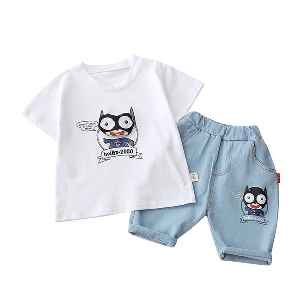 Új modell gyerek szett fiú farmer + blúzhoz