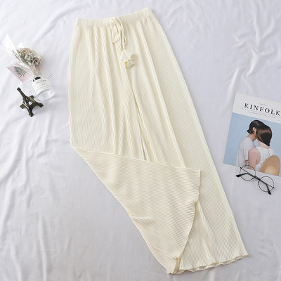 Redős női nadrág megkötővel és gumival