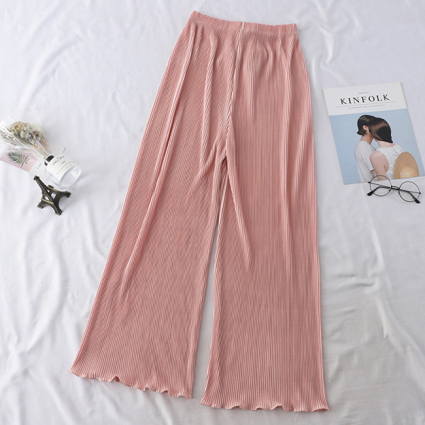 Redős női nadrág megkötővel és gumival