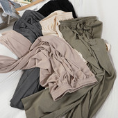 Alkalmi női hosszú nadrág nyakkendővel