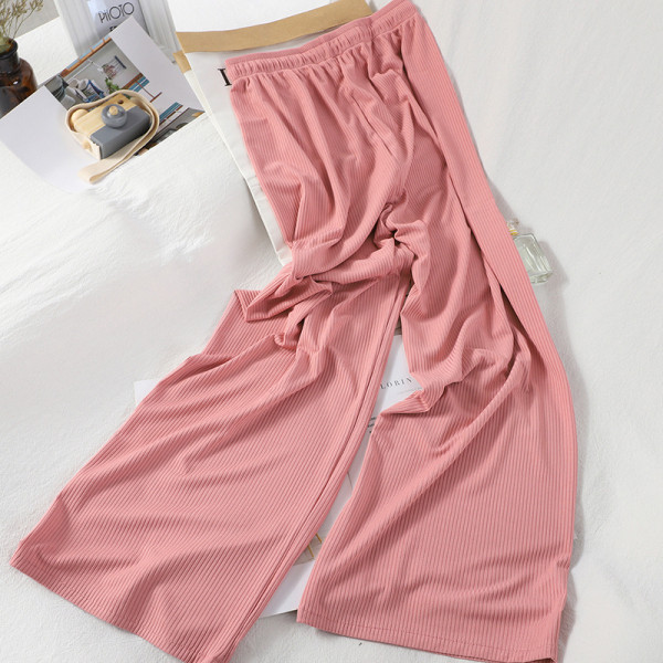 Naiste vabaaja püksid elastse vöökohaga