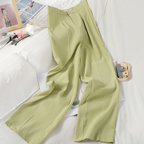 Modern női nadrág magas derékkal