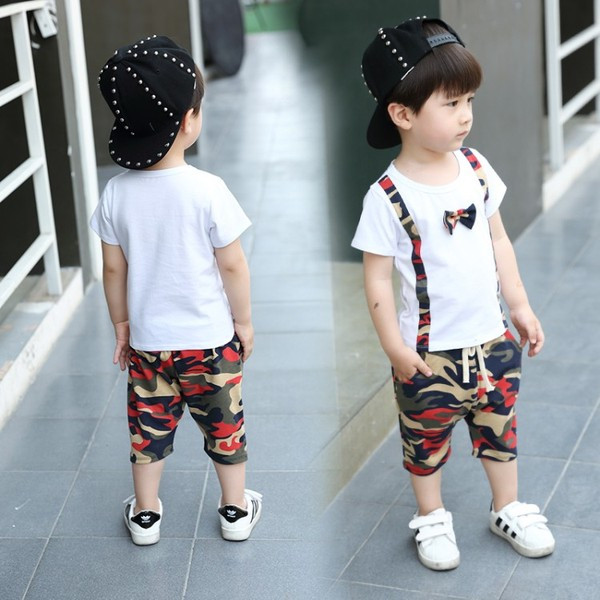 Két részből álló napi gyerekkészlet fiúknak