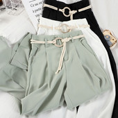 Női nadrág magas derékkal - egyenes modell