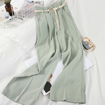 Női nadrág magas derékkal - egyenes modell