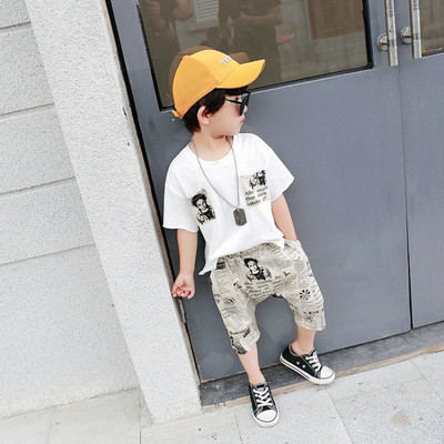 Új modell gyerek szett fiúknak kétrészes nadrág + blúz