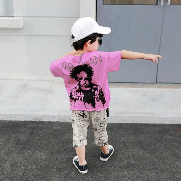 Új modell gyerek szett fiúknak kétrészes nadrág + blúz