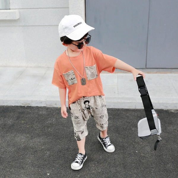 Új modell gyerek szett fiúknak kétrészes nadrág + blúz