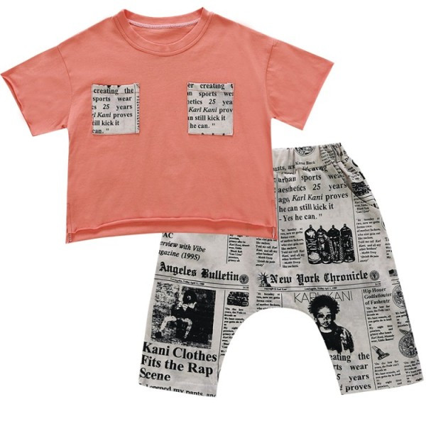 Új modell gyerek szett fiúknak kétrészes nadrág + blúz