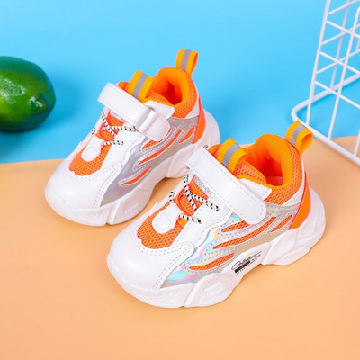 Παιδικά αθλητικά αθλητικά παπούτσια με κορδόνια και λουράκια βελκρό κατάλληλα για αγόρια και κορίτσια