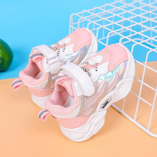 Παιδικά αθλητικά αθλητικά παπούτσια με κορδόνια και λουράκια βελκρό κατάλληλα για αγόρια και κορίτσια