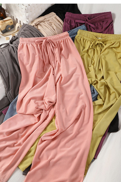 Női alkalmi nadrág gumírozással