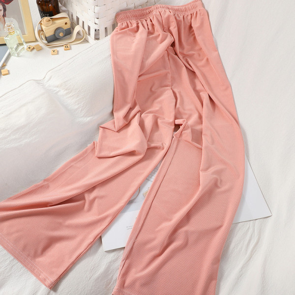 Női alkalmi nadrág gumírozással