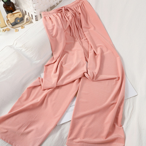 Női alkalmi nadrág gumírozással