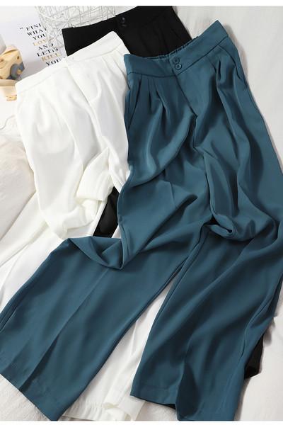 Modern női nadrág magas derékkal