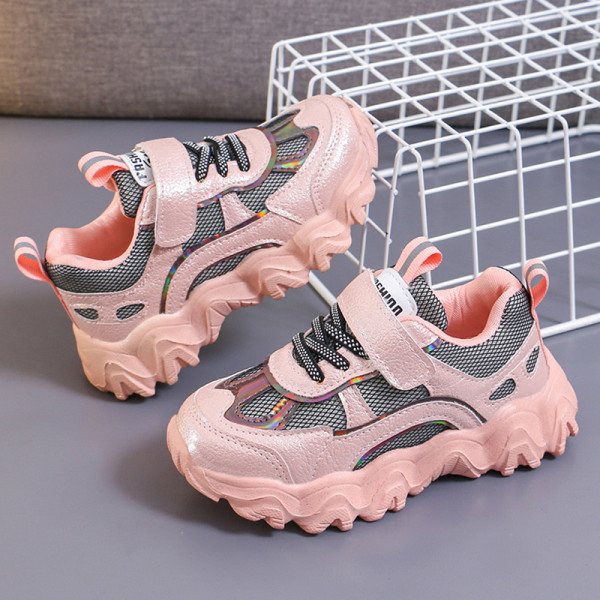 Adidași sport și de zi cu zi pentru copii cu efect strălucitor și autocolante