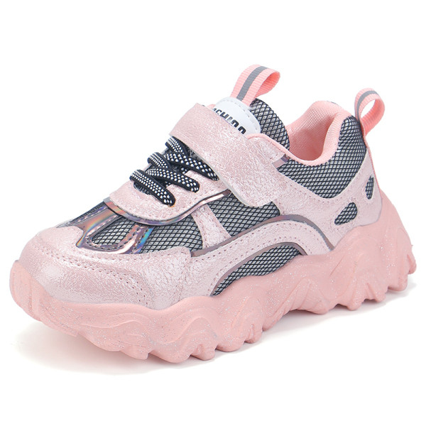 Adidași sport și de zi cu zi pentru copii cu efect strălucitor și autocolante