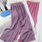 Modern női nadrág elasztikus - egyenes modellel