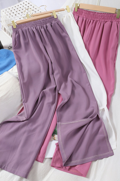 Modern női nadrág elasztikus - egyenes modellel