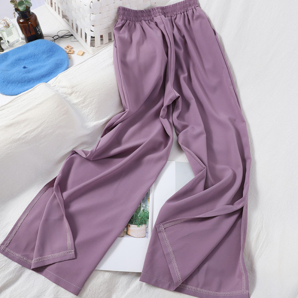 Modern női nadrág elasztikus - egyenes modellel